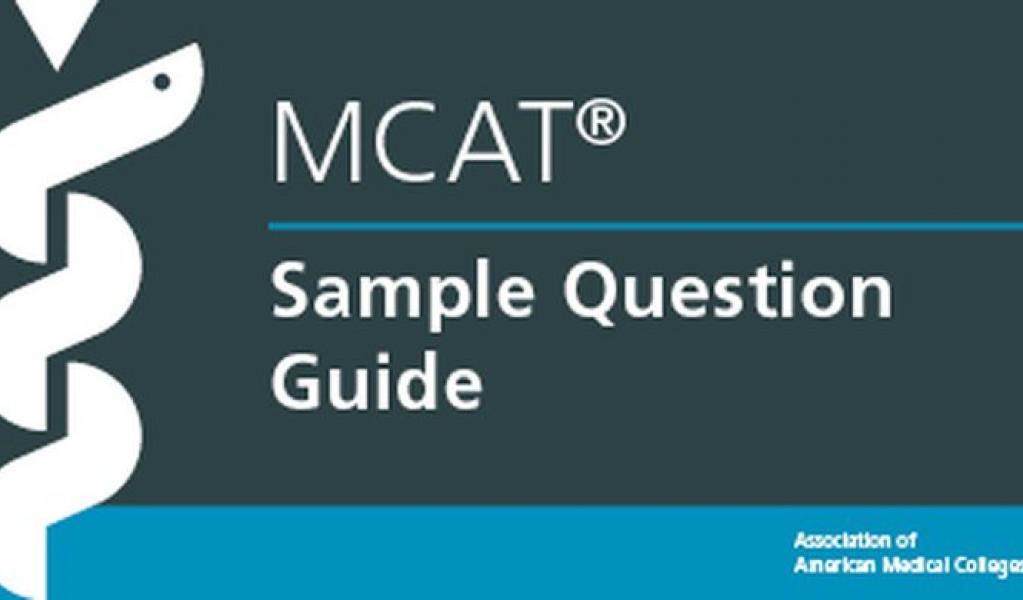 Logo that says MCAT Sample Question Guide