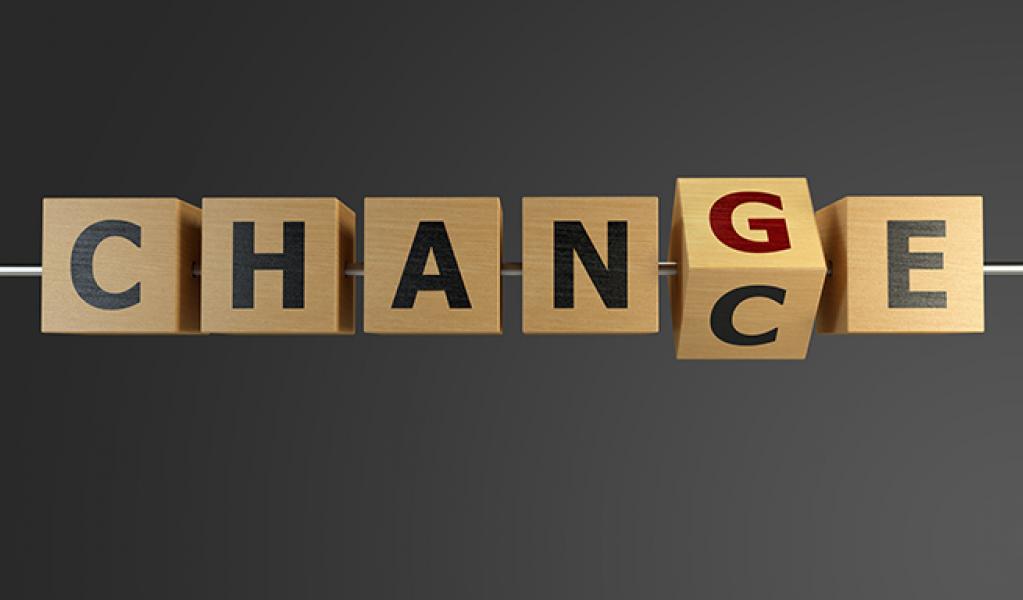 Blocks that spell out "Change" and "Chance"